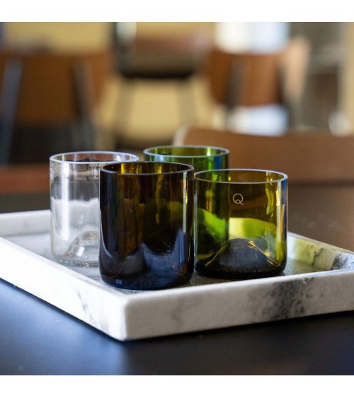 Bicchiere Short Drink (x4) - Misto Q de Bouteilles moderni colorati particolari
