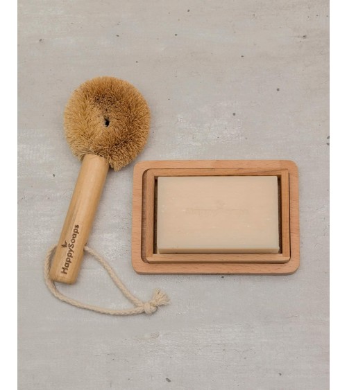 Noix de coco et citron vert - Savon solide naturel HappySoaps artisanal pour les mains le visage le corps savons artisanaux luxe