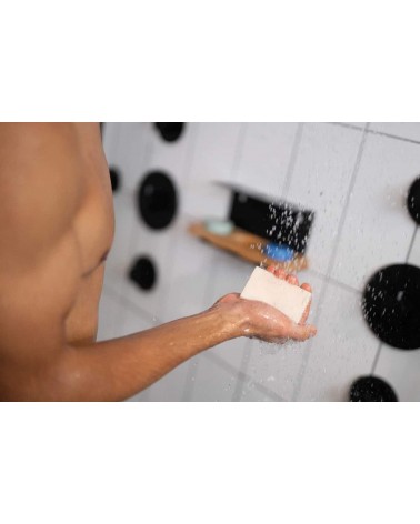 Huile d'argan et romarin - Savon solide naturel HappySoaps artisanal pour les mains le visage le corps savons artisanaux luxe