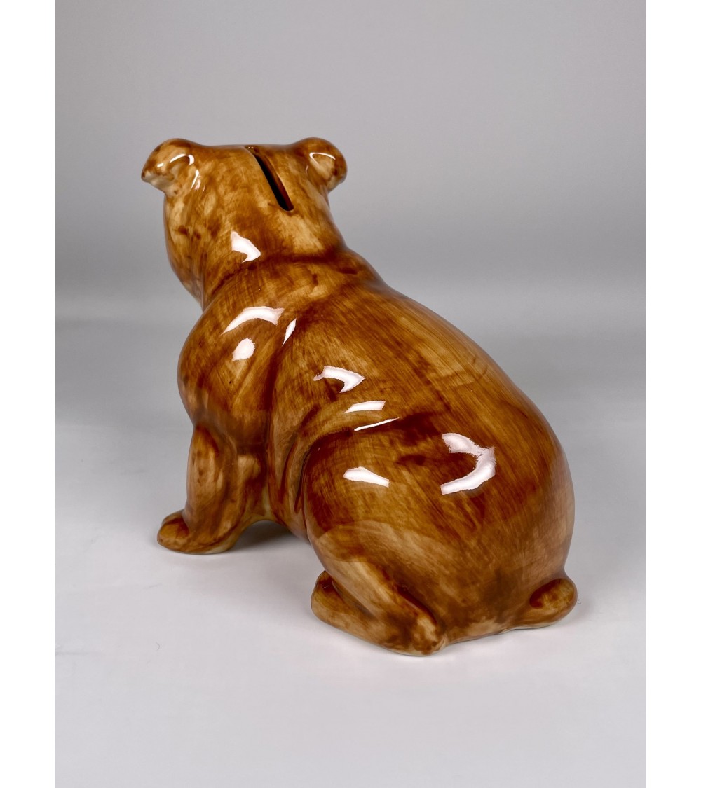 Salvadanaio Cane - Bulldog Inglese - Quail Ceramics