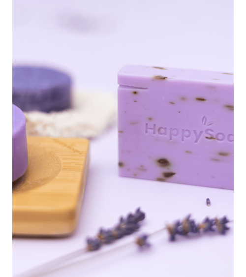 Lavander - handmade natural soap HappySoaps hand good body face luxury soap