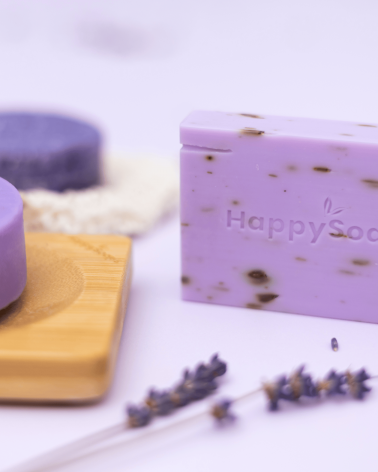 Lavanda - Sapone naturale solido HappySoaps saponi solidi naturali artiginali ecoligico