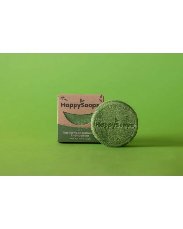 Aloë You Vera Much - Natural solid hair shampoo HappySoaps handmade good best hair products no plastic