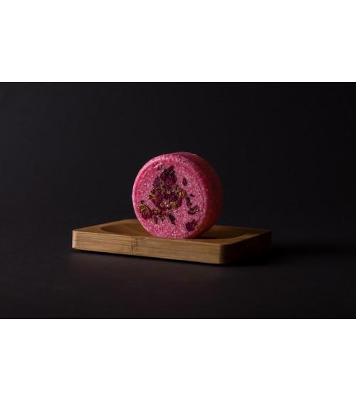 La vie en rose - Natural solid hair shampoo HappySoaps handmade good best hair products no plastic