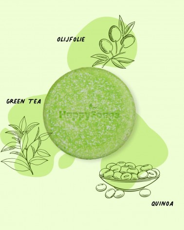 Tea-Riffic - Shampoo solido naturale HappySoaps il miglior shampo al naturale per capelli