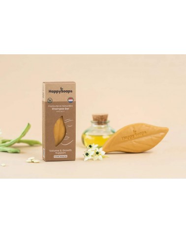 Volume e crescita - Shampoo alla cheratina vegetale HappySoaps il miglior shampo al naturale per capelli