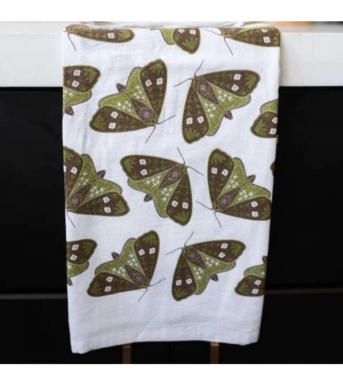 Serviette de cuisine - Papillons de nuit Gingiber torchon vaisselle qualité serviette haut de gamme beaux essuie main originaux