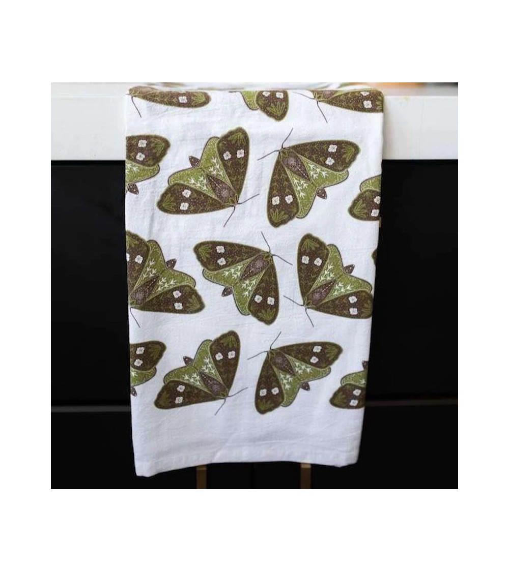 Tea Towel - Moths Gingiber best kitchen hand towels fall funny cute