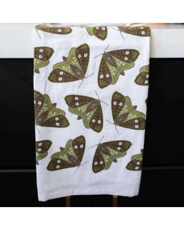 Serviette de cuisine - Papillons de nuit Gingiber torchon vaisselle qualité serviette haut de gamme beaux essuie main originaux