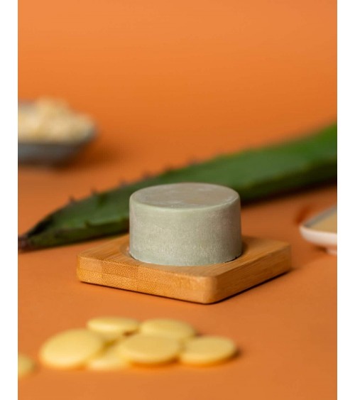 Aloë You Vera Much - Natural solid hair conditioner HappySoaps handmade good best hair products no plastic