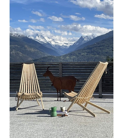 EcoChair Lärche - Garten Liegestuhl EcoFurn klappbar gartensessel klappliegestuhl wetterfest kaufen