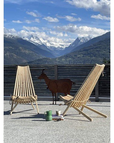 EcoChair Lärche - Garten Liegestuhl EcoFurn klappbar gartensessel klappliegestuhl wetterfest kaufen