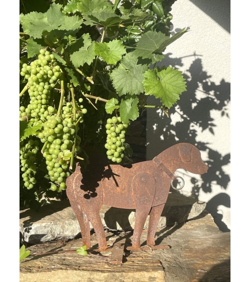 Appenzeller Sennenhund - Gartenfigur, Gartendeko Rost Emil Neff balkondeko gartendekofiguren wetterfest kaufen