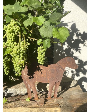 Appenzeller Sennenhund - Gartenfigur, Gartendeko Rost Emil Neff balkondeko gartendekofiguren wetterfest kaufen