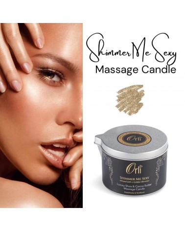 Noix de coco - Bougie huile de massage scintillante professionnelle bougies massantes suisse