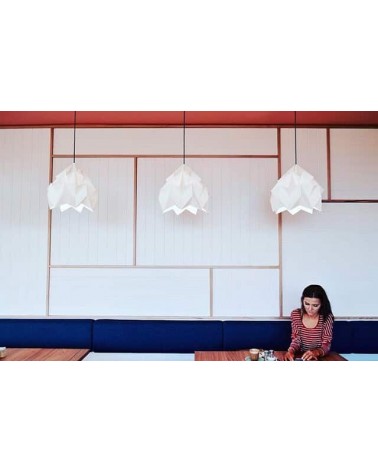 Moth XL Blanc - Suspension luminaire design Studio Snowpuppe lampes suspendues design lustre moderne salon salle à manger cui...