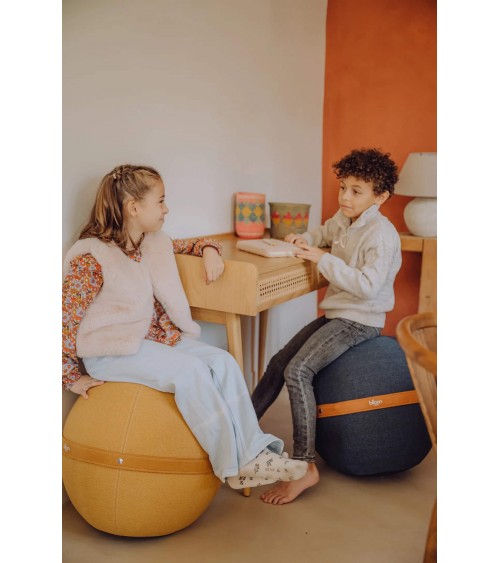 Bloon Kids Ozeanblau - Sitzball für Kinder Bloon Paris Büro vluv Sitzbälle gut für rücken kaufen