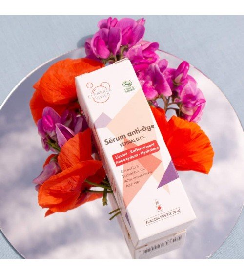 Anti ageing serum with retinal Clémence et Vivien vegan cruelty free cosmetic compagnies