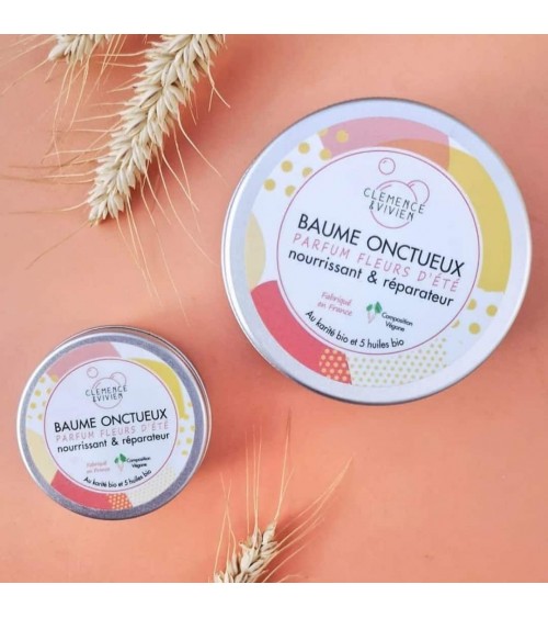 Creamy balm - Summer Flower fragrance Clémence et Vivien vegan cruelty free cosmetic compagnies