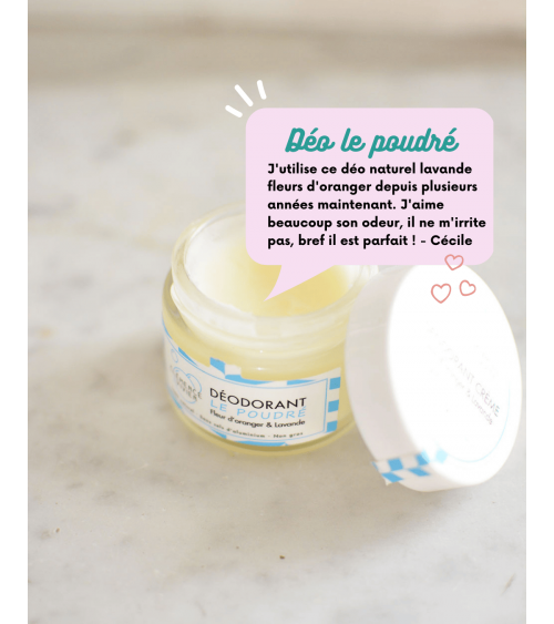 Le poudré - Deodorante naturale in crema Clémence et Vivien cosmetici naturali cosmeci svizzeri