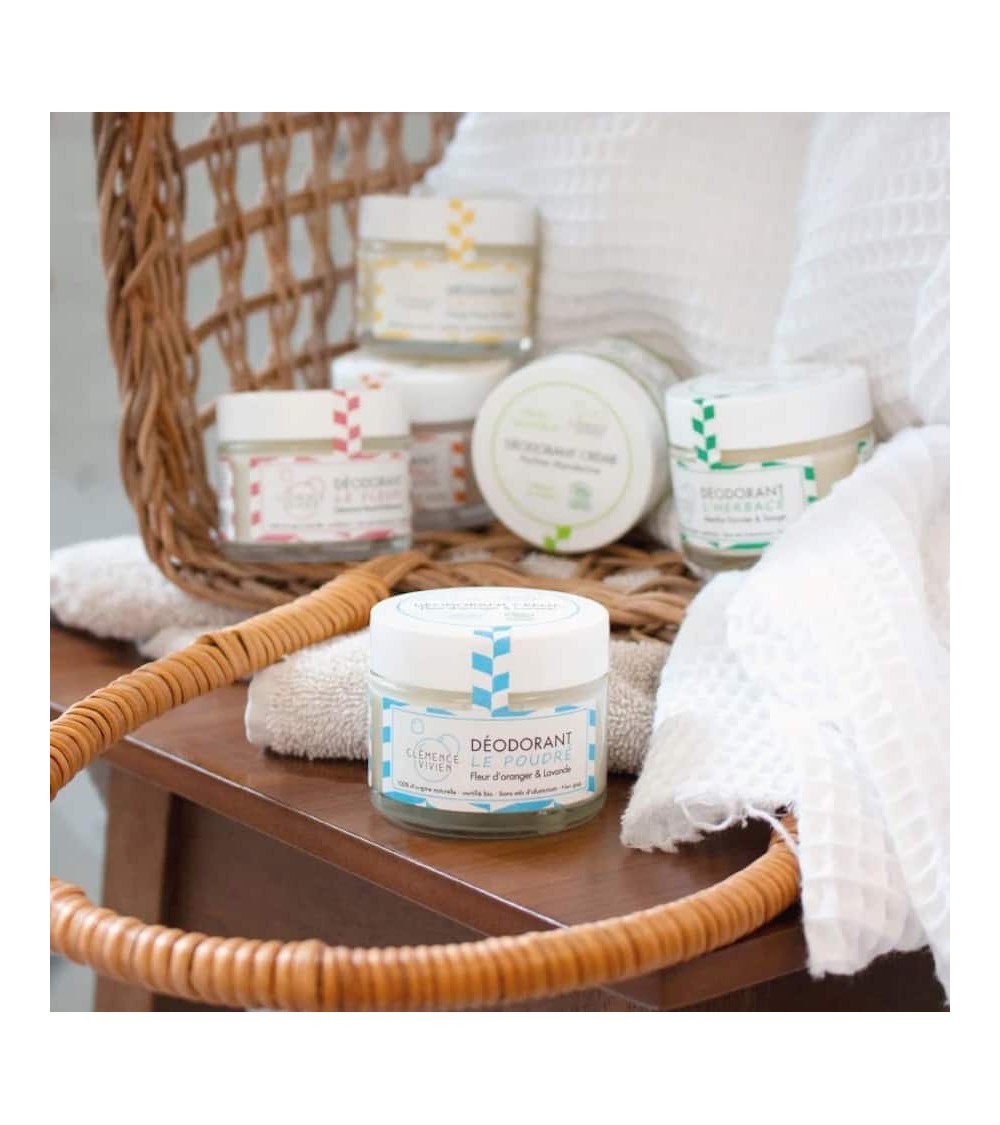 Le poudré - Deocreme, natürliches Deodorant Clémence et Vivien naturkosmetik marken vegane kosmetik producte kaufen