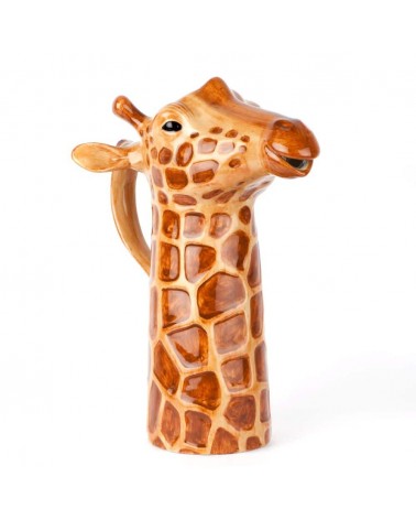 Water Jug - Giraffe Quail Ceramics carafe jug glass design