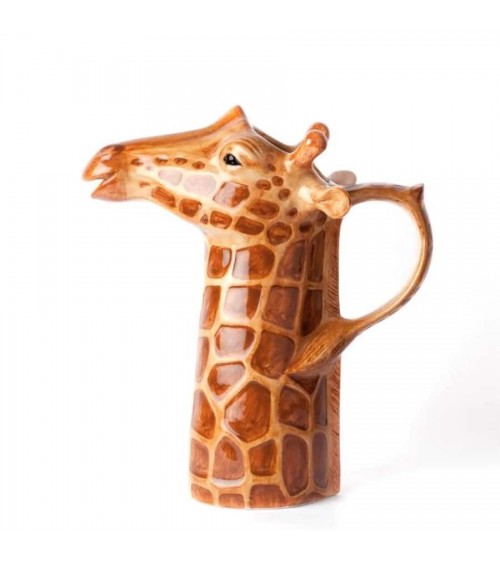 Water Jug - Giraffe Quail Ceramics carafe jug glass design