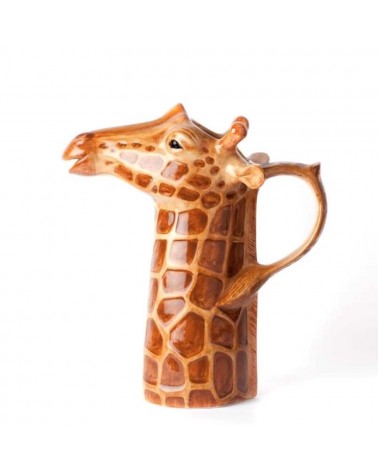 Water Jug - Giraffe Quail Ceramics carafe jug glass design