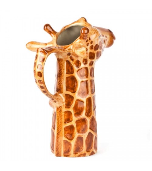 Water Jug - Giraffe Quail Ceramics carafe jug glass design