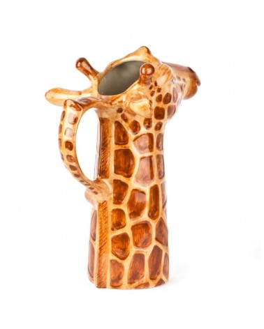 Water Jug - Giraffe Quail Ceramics carafe jug glass design