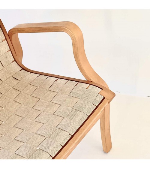 Albert Chair by Finn Ostergaard - Vintage wooden armchair kitatori switzerland vintage furniture design classics