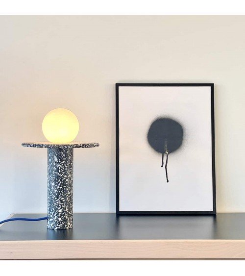 HALO Terrazzo black and white - Table & bedside lamp Moodlight Studio light for living room bedroom kitchen original designer