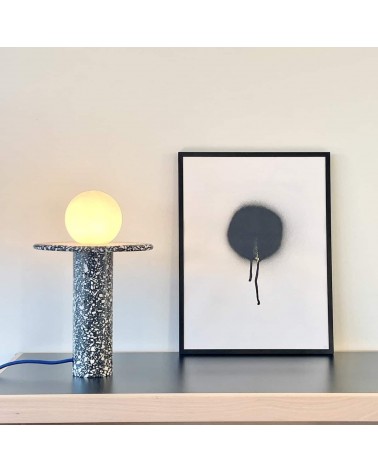 HALO Terrazzo black and white - Table & bedside lamp Moodlight Studio light for living room bedroom kitchen original designer