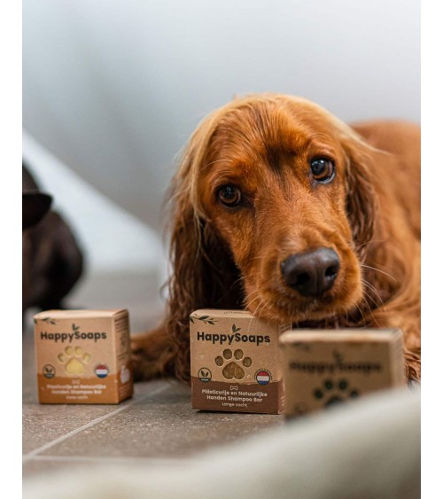 Poils longs - Shampoing solide naturel pour chien