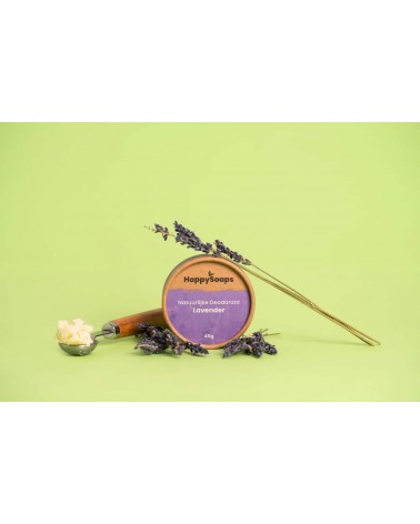 Lavendel - Deocreme, natürliches Deodorant HappySoaps naturkosmetik marken vegane kosmetik producte kaufen