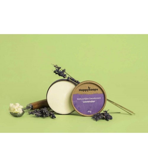 Lavendel - Deocreme, natürliches Deodorant HappySoaps naturkosmetik marken vegane kosmetik producte kaufen