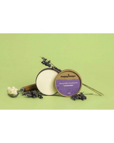 Lavendel - Deocreme, natürliches Deodorant HappySoaps naturkosmetik marken vegane kosmetik producte kaufen