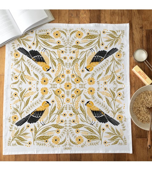 Tea Towel - goldfinch Gingiber best kitchen hand towels fall funny cute
