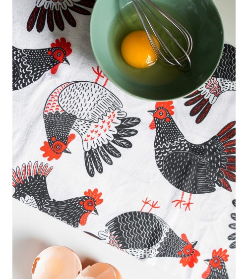 Tea Towel - Chickens Gingiber best kitchen hand towels fall funny cute