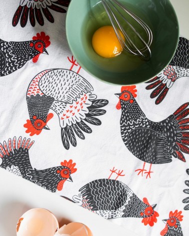 Tea Towel - Chickens Gingiber best kitchen hand towels fall funny cute