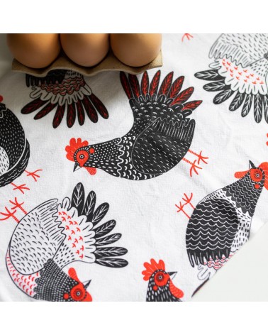 Tea Towel - Chickens Gingiber best kitchen hand towels fall funny cute