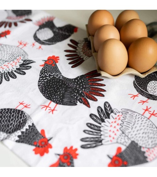 Tea Towel - Chickens Gingiber best kitchen hand towels fall funny cute