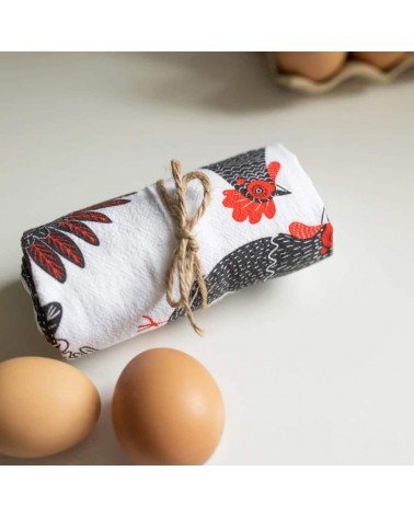 Tea Towel - Chickens Gingiber best kitchen hand towels fall funny cute