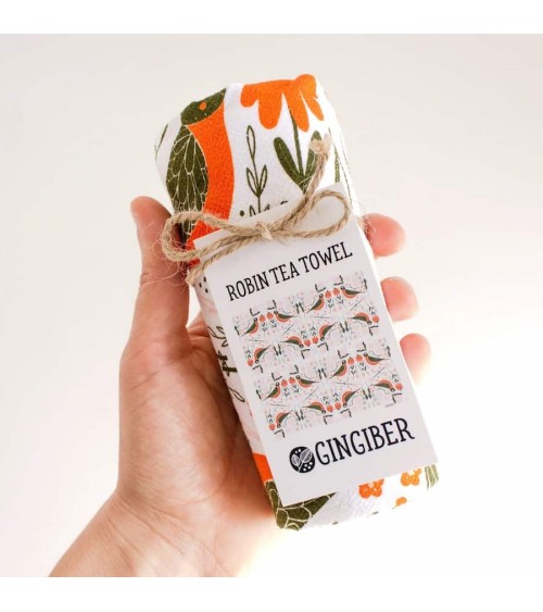 Asciugamano de cucina - pettirosso Gingiber asciugamano da cucina asciugamani doccia tessili