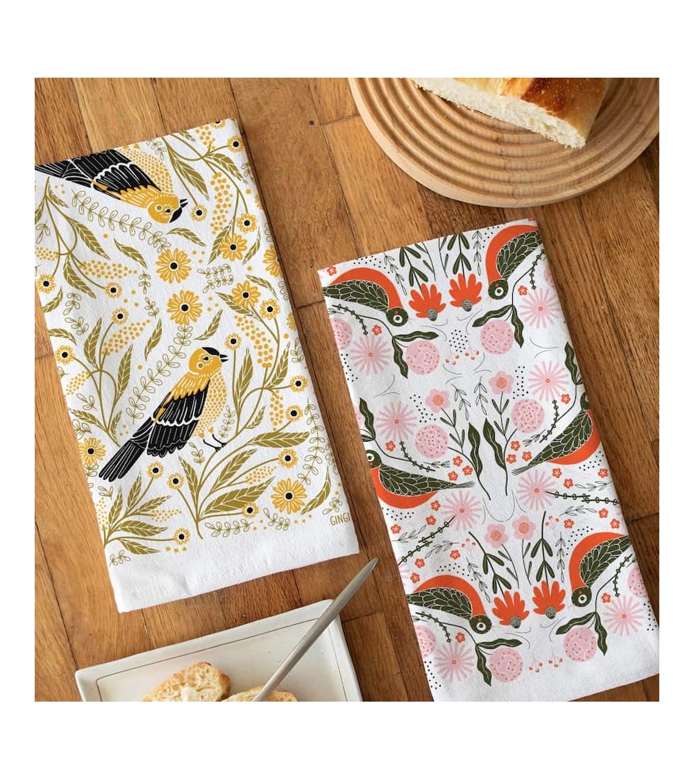 Tea Towel - Robin Gingiber best kitchen hand towels fall funny cute