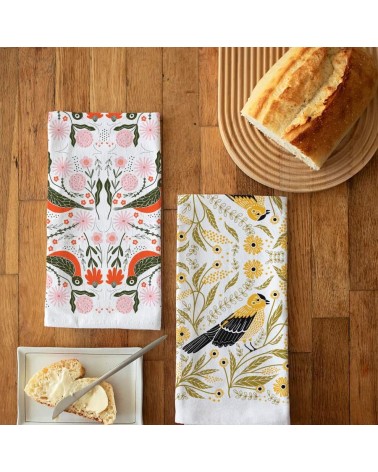 Tea Towel - Robin Gingiber best kitchen hand towels fall funny cute