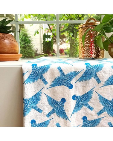 Serviette de cuisine - Oiseau bleu Gingiber torchon vaisselle qualité serviette haut de gamme beaux essuie main originaux