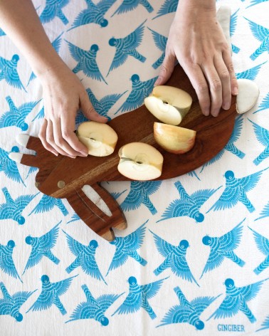 Geschirrtuch - Blauer Vogel Gingiber geschirr küchen tücher kaufen schöne modern küchenhandtücher
