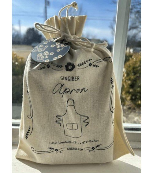 Kitchen Apron - Calico flowers Gingiber kitchen cooking women funny cute bbq aprons for men