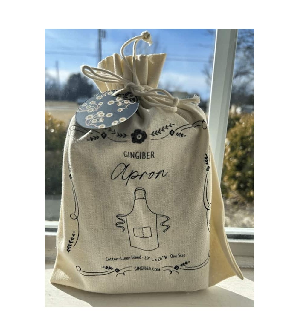 Kitchen Apron - Calico flowers Gingiber kitchen cooking women funny cute bbq aprons for men